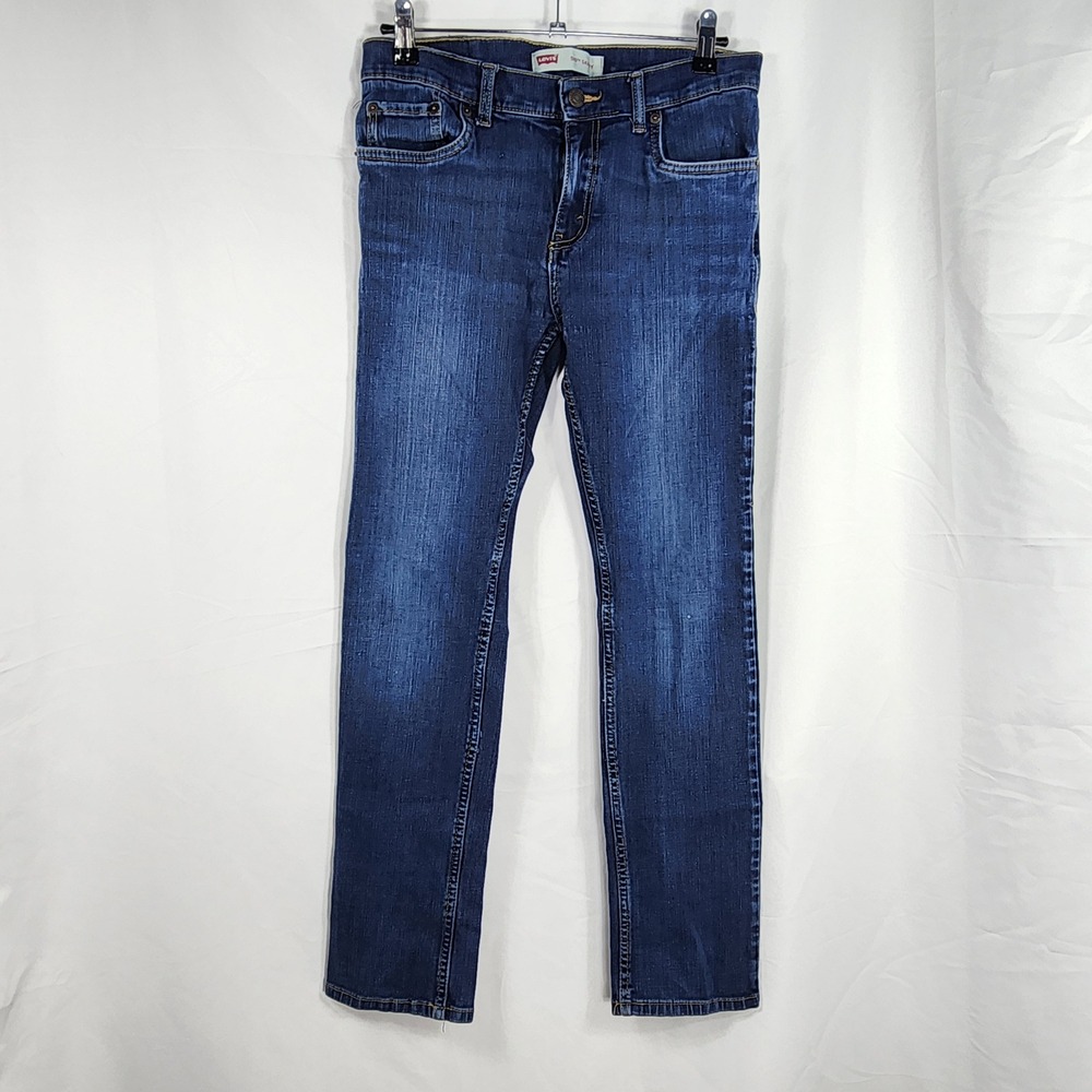 Levis 510 Skinny Jeans Dark Wash Blue Minimalist Durable Boys 18 Reg 29x29